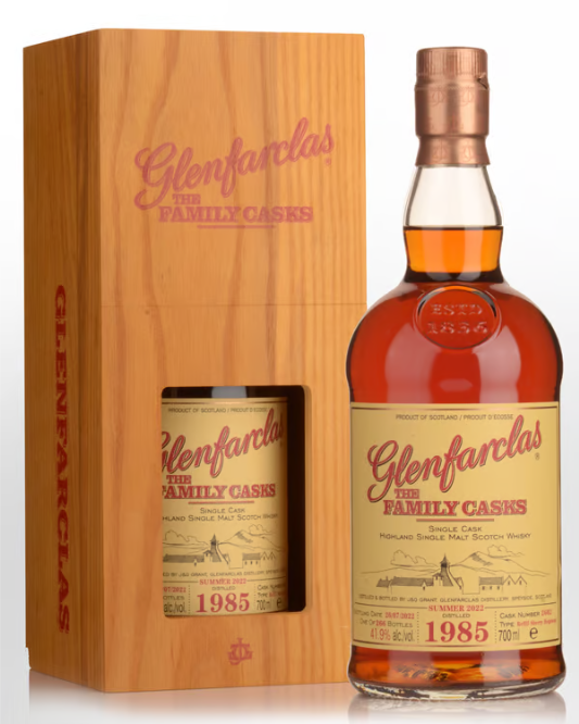 1985 Glenfarclas The Family Casks Cask Strength Single Malt Scotch Whisky 700ml
