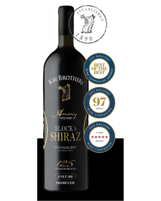 2017 Kay Brothers Amery Vineyards Block 6 Shiraz 1.5L Magnum
