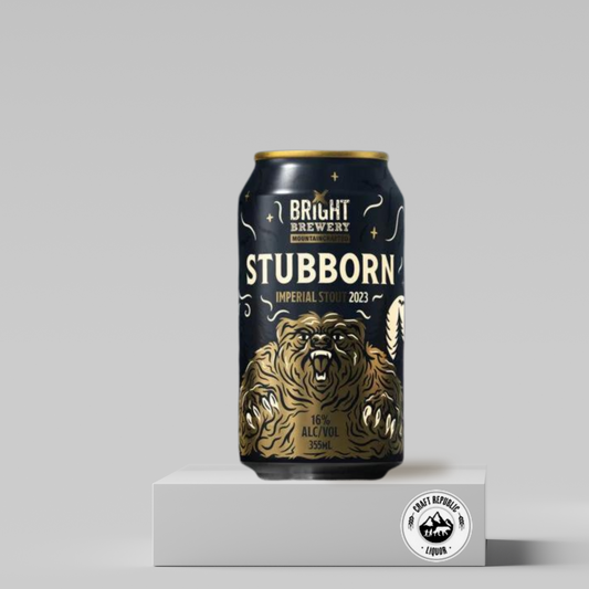 Bright Brewery Stubborn 2023 Imperial Stout 355ml Can