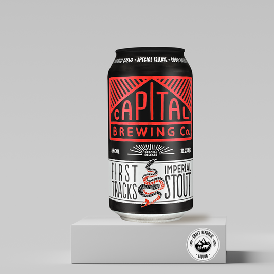 Capital First Tracks Imperial Stout 375ml Can