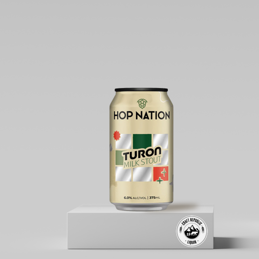 Hop Nation Turon Milk Stout 375ml Can