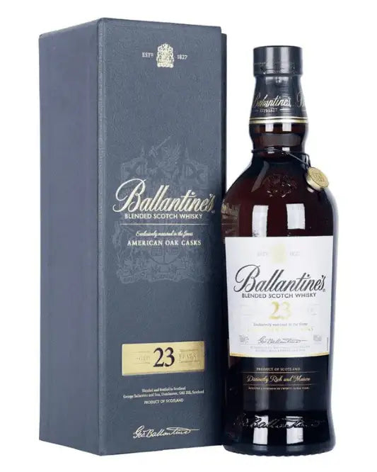Ballantines 23 Year Old American Oak Casks Blended Scotch Whisky 700ml - Craft Republic Liquor