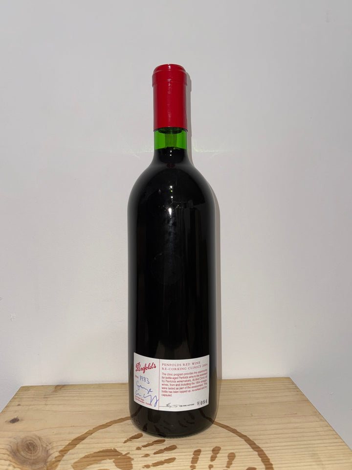 1983 Penfolds Bin 95 Grange Shiraz 750ml Re-Corking Clinic 2004