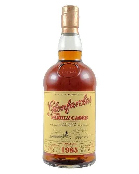 1985 Glenfarclas The Family Casks Cask Strength Single Malt Scotch Whisky 700ml - Craft Republic Liquor