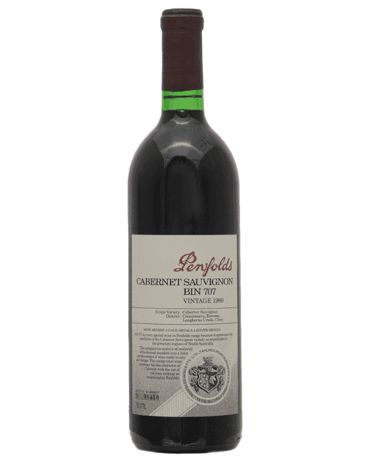 1989 Penfolds Bin 707 Cabernet Sauvignon 750ml - Craft Republic Liquor