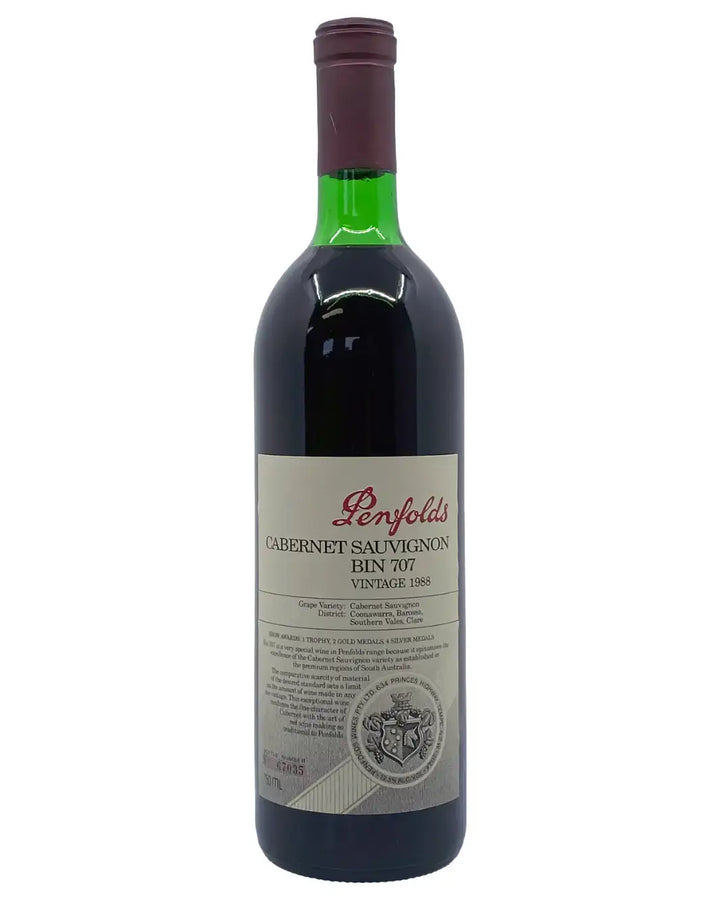 1988 Penfolds Bin 707 Cabernet Sauvignon 750ml - Craft Republic Liquor