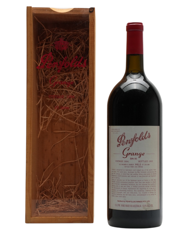 1994 Penfolds Bin 95 Grange Shiraz 1.5L Magnum Original Wood Box - Craft Republic Liquor