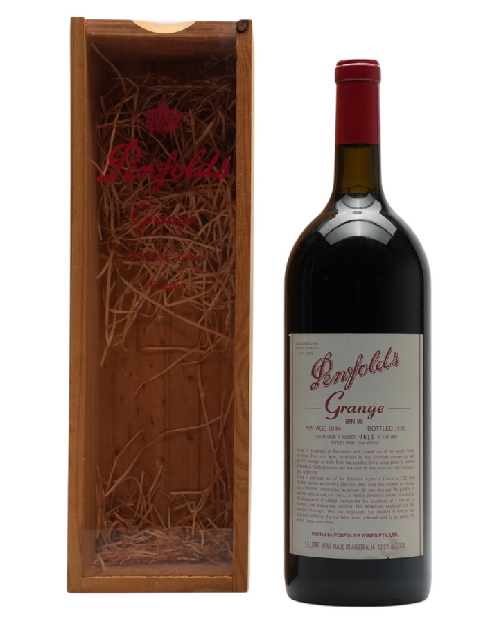 1994 Penfolds Bin 95 Grange Shiraz 1.5L Magnum Original Wood Box - Craft Republic Liquor
