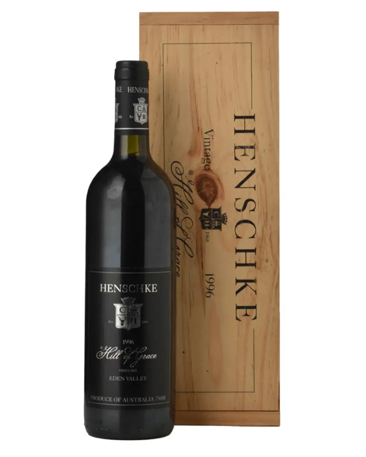 1996 Henschke Hill of Grace Shiraz 750ml Original Wood Box