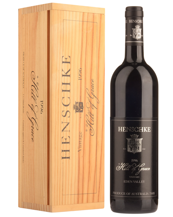 1996 Henschke Hill of Grace Shiraz 750ml wood box - Craft Republic Liquor