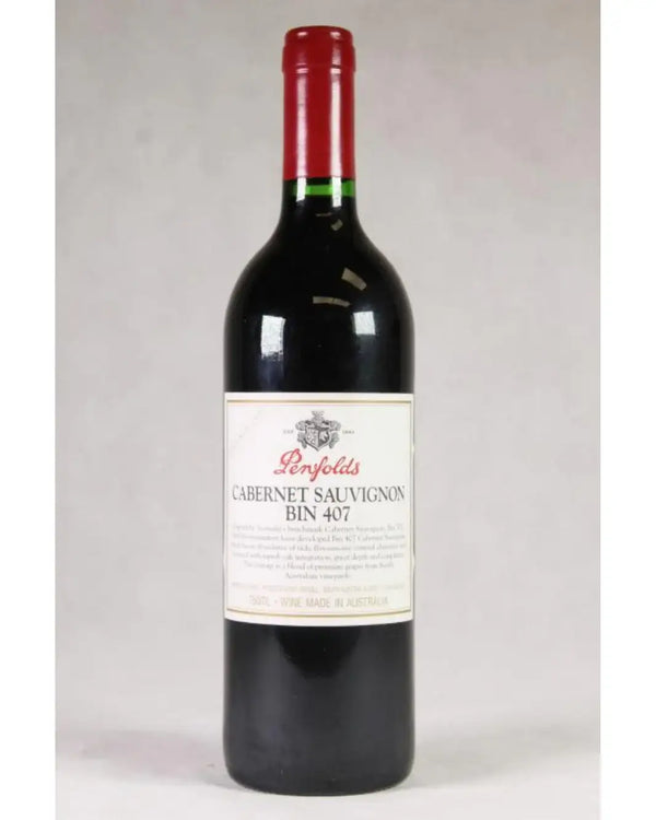 1996 Penfolds Bin 407 Cabernet Sauvignon 750ml - Craft Republic Liquor