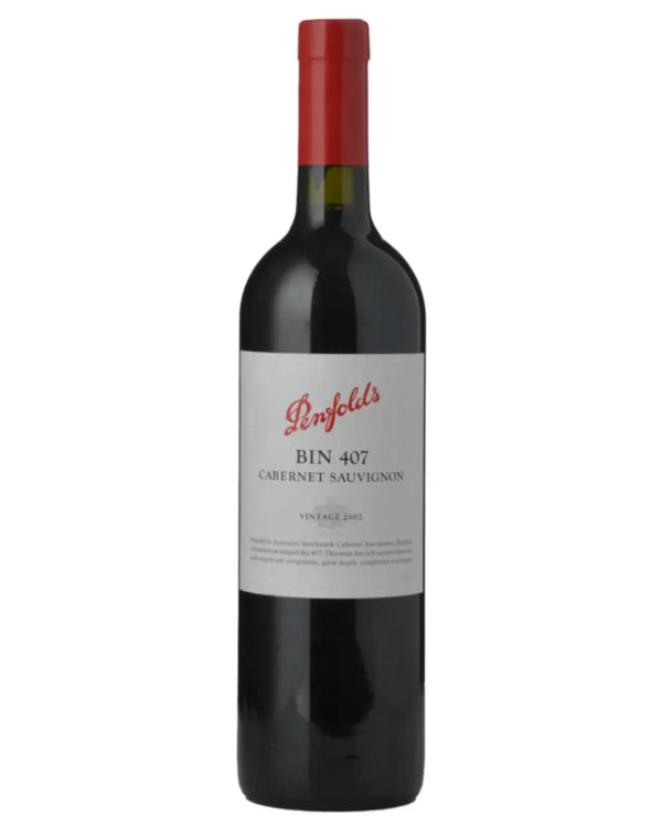 2002 Penfolds Bin 407 Cabernet Sauvignon 750ml