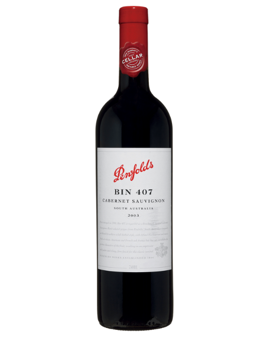 2002 Penfolds Bin 407 Cabernet Sauvignon 750ml