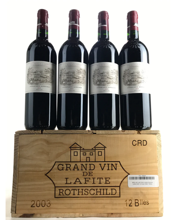 2004 Chateau Lafite Rothschild 750ml*12 Original Wooden Case