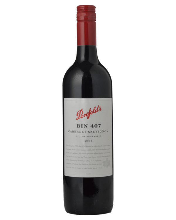 2004 Penfolds Bin 407 Cabernet Sauvignon 750ml