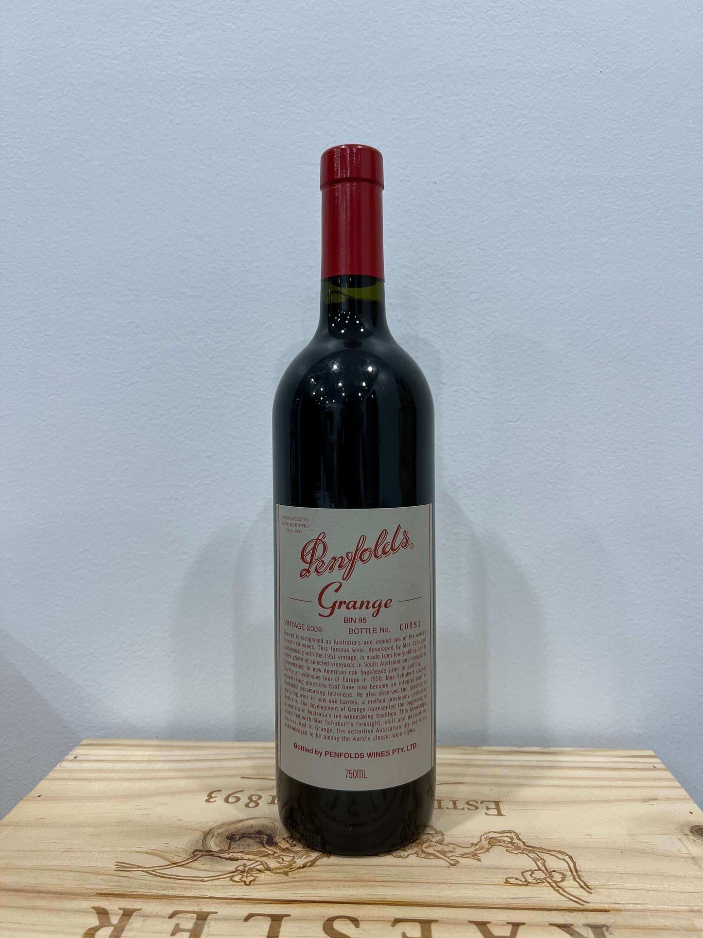 2009 Penfolds Bin 95 Grange Shiraz 750ml