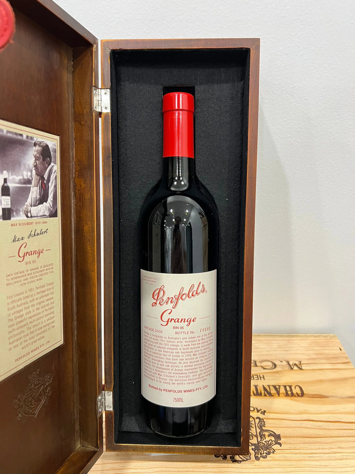 2009 Penfolds Bin 95 Grange Shiraz 750ml Original Wood Box - Craft Republic Liquor