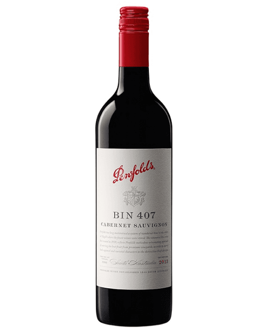 2012 Penfolds Bin 407 Cabernet Sauvignon 750ml Gift Box