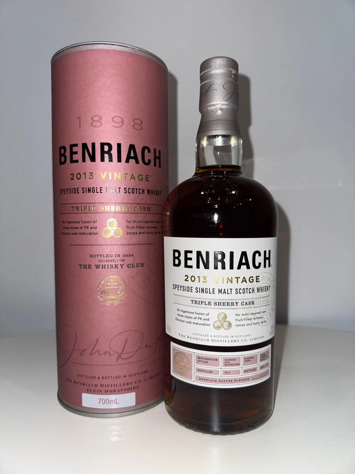 2013 The BenRiach Triple Sherry Cask Speyside Single Malt Scotch Whisky 700ml - Craft Republic Liquor
