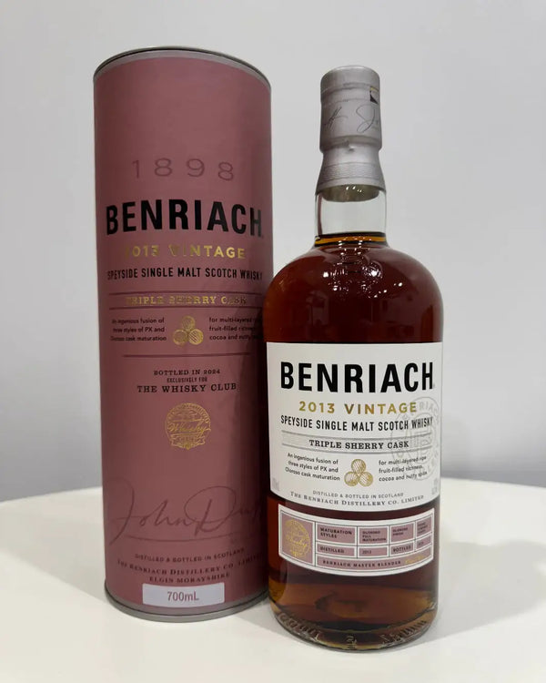 2013 The BenRiach Triple Sherry Cask Speyside Single Malt Scotch Whisky 700ml - Craft Republic Liquor