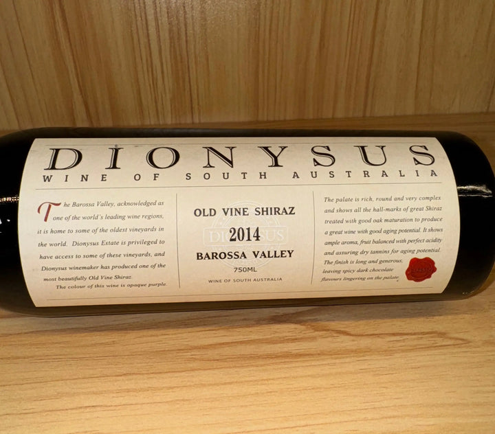 2014 Dionysus Old Vine Shiraz 750ml - Craft Republic Liquor