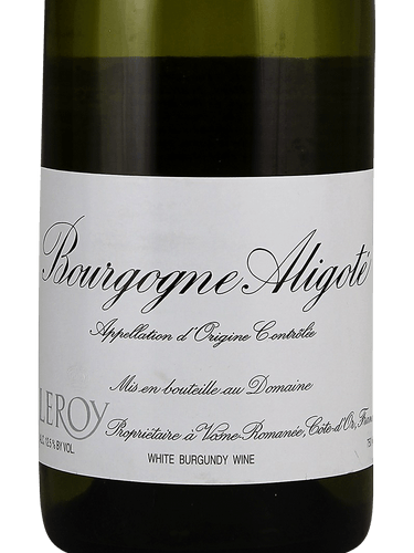 2017 Domaine Leroy Bourgogne Aligote 750ml - Craft Republic Liquor