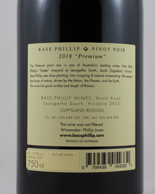 2018 Bass Phillip Premium Pinot Noir 750ml