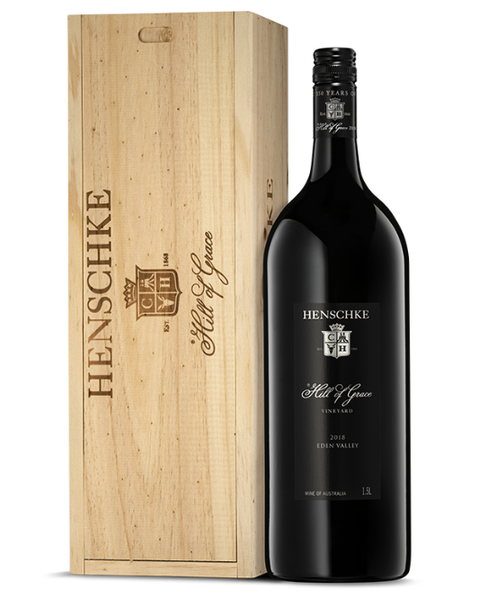 2018 Henschke Hill of Grace Shiraz 1.5L Magnum Original Wood Box - Craft Republic Liquor