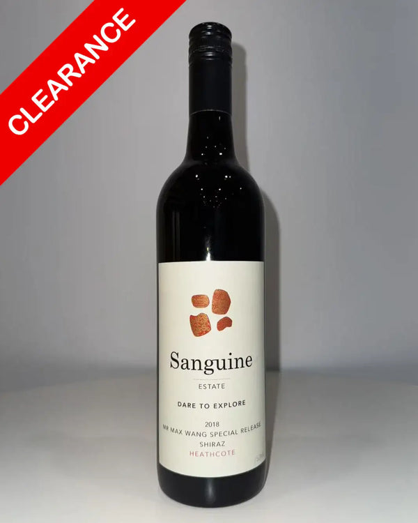 2018 Sanguine Estate Dare To Explore Mr Max Wang Special Release Shiraz 750ml - Craft Republic Liquor