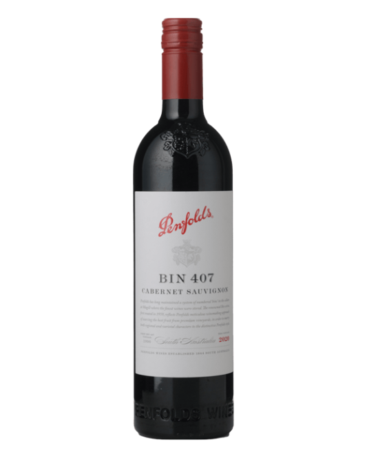 2020 Penfolds Bin 407 Cabernet Sauvignon Gift Box 750ml - 6 bottles ...