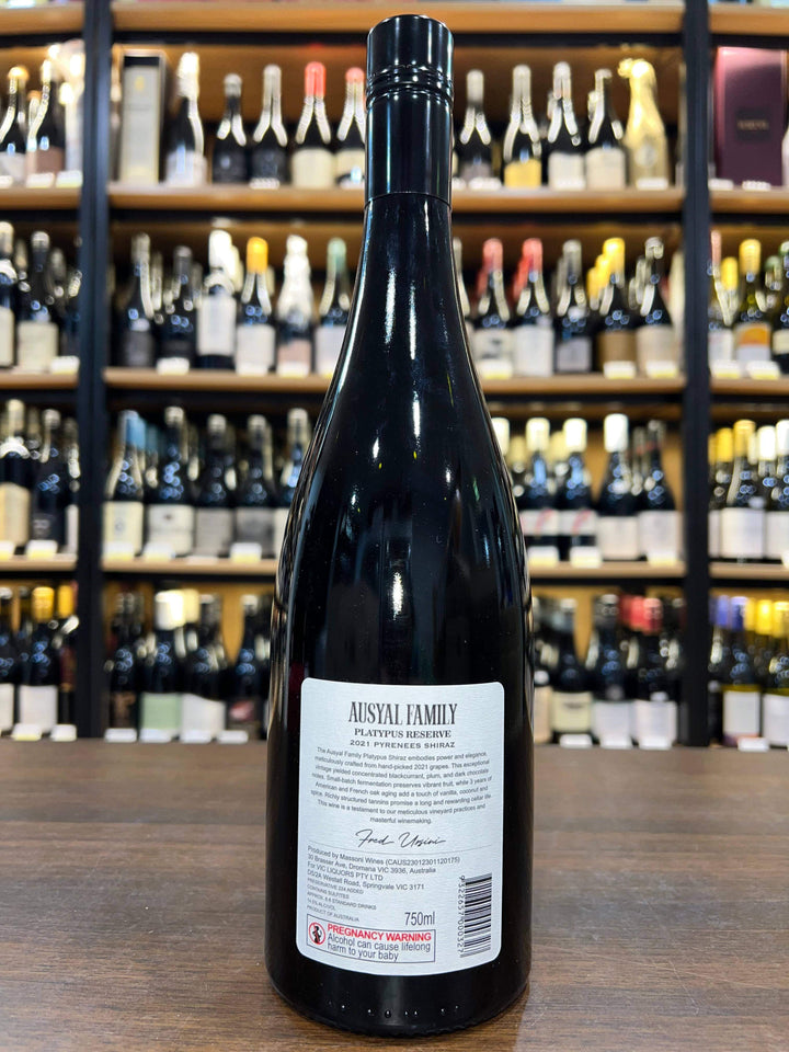 2021 Ausyal Family Platypus Reserve Shiraz 750ml - Craft Republic Liquor