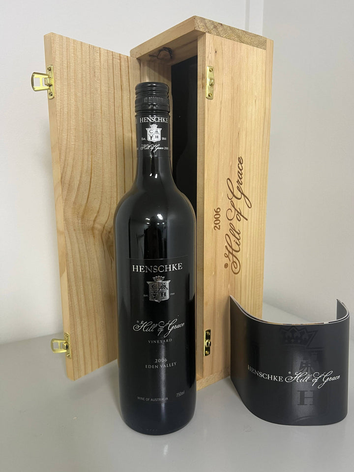 2006 Henschke Hill of Grace Shiraz 750ml Original Wood Box - Craft Republic Liquor