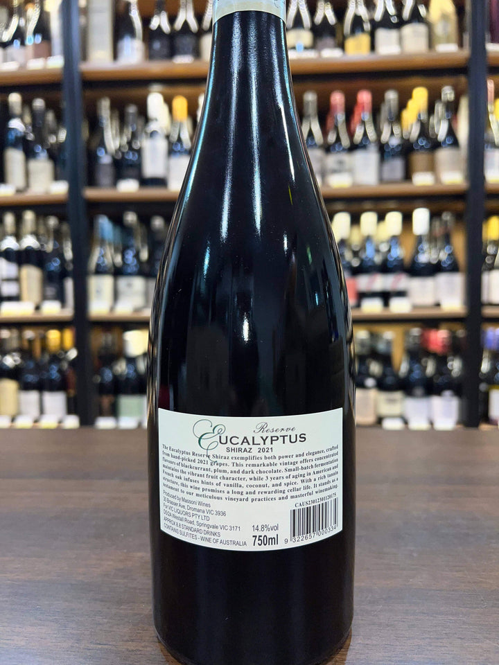 2021 Eucalyptus Reserve Shiraz 750ml - Craft Republic Liquor