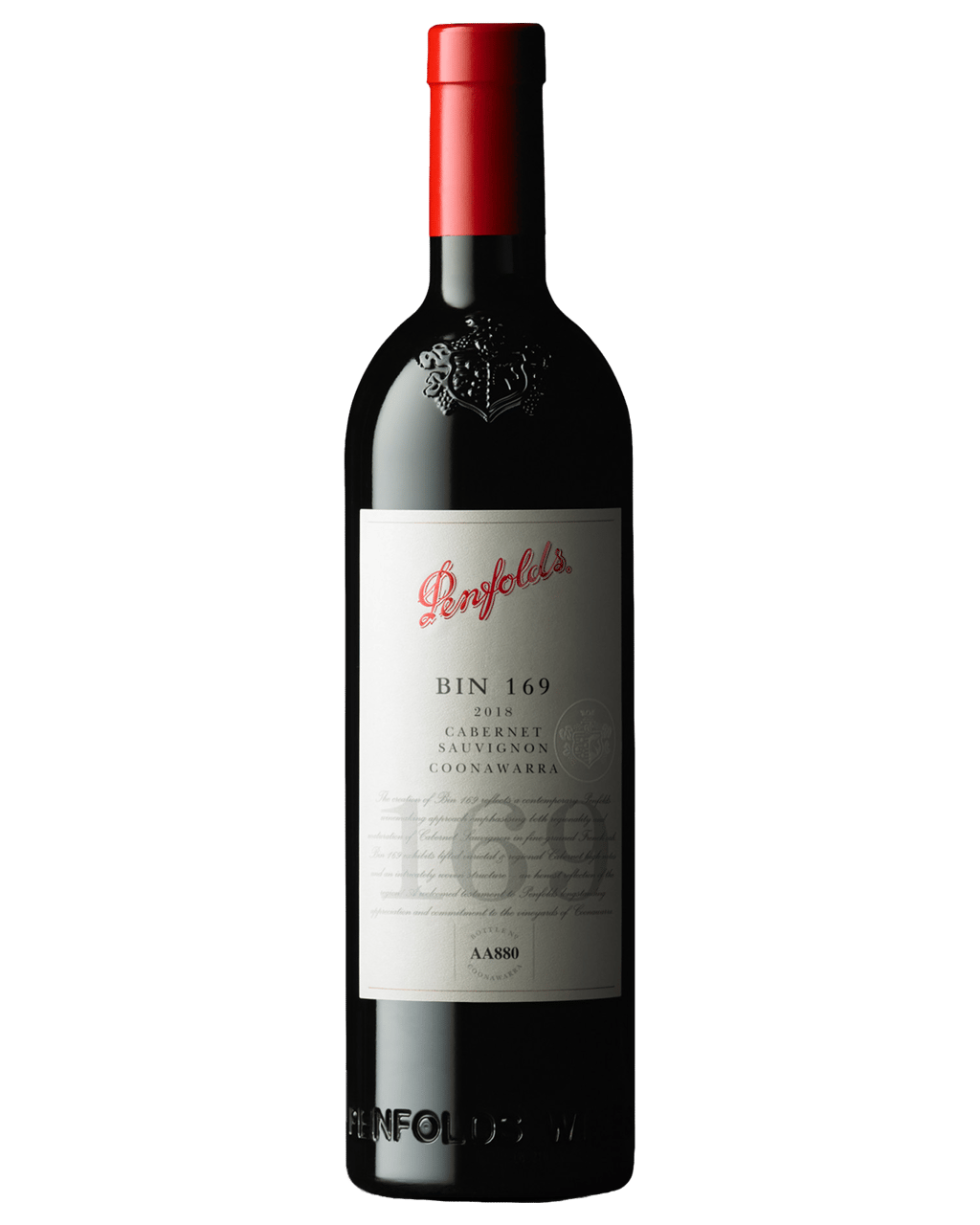 2018 Penfolds Bin 169 Coonawarra Cabernet Sauvignon 750ml