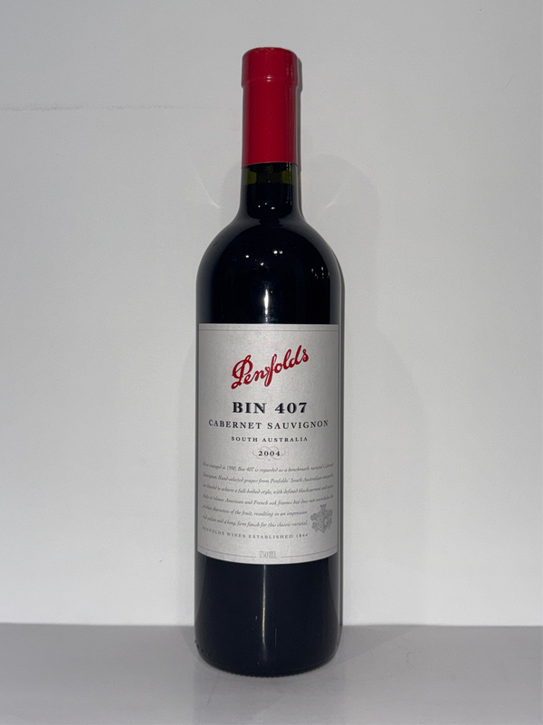 2004 Penfolds Bin 407 Cabernet Sauvignon 750ml