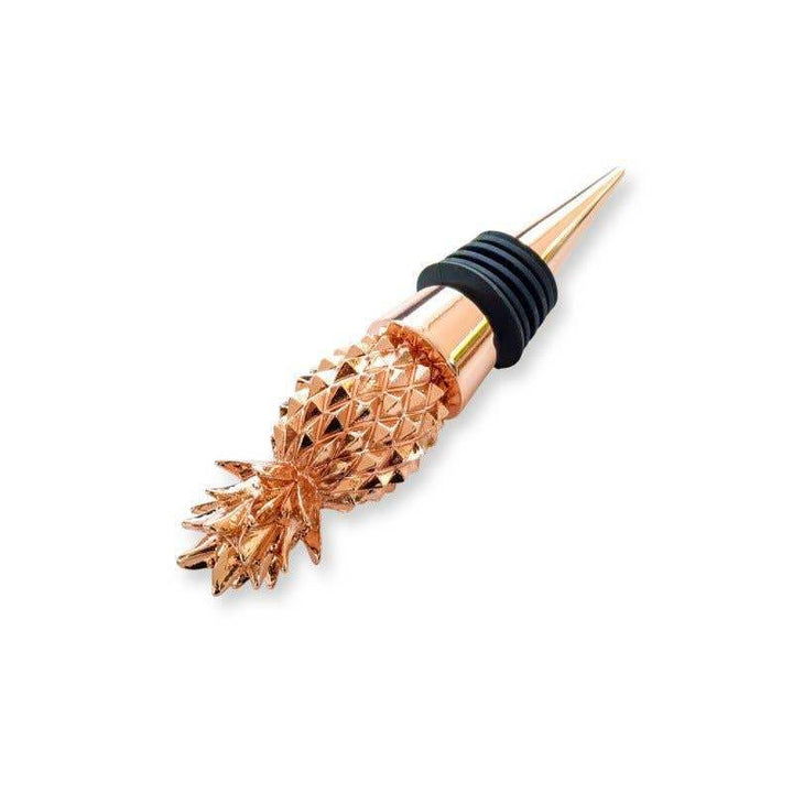 Pineapple Rose Gold Bottle Stopper - Craft Republic Liquor