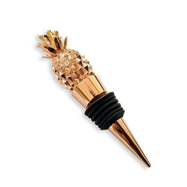 Pineapple Rose Gold Bottle Stopper - Craft Republic Liquor