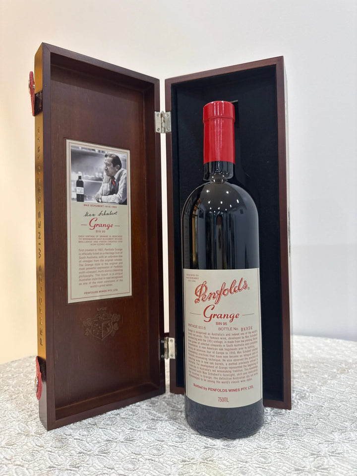 2015 Penfolds Bin 95 Grange Shiraz 750ml Original Wood Box - Craft Republic Liquor