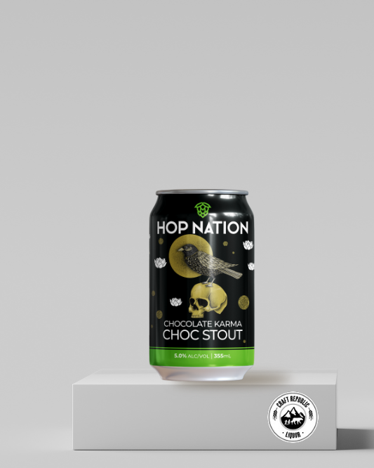2025 Hop Nation Karma Oatmeal Stout 375ml Can