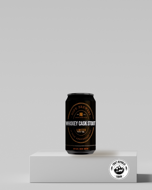 Hope Whiskey Cask Stout 375ml Can - Craft Republic Liquor