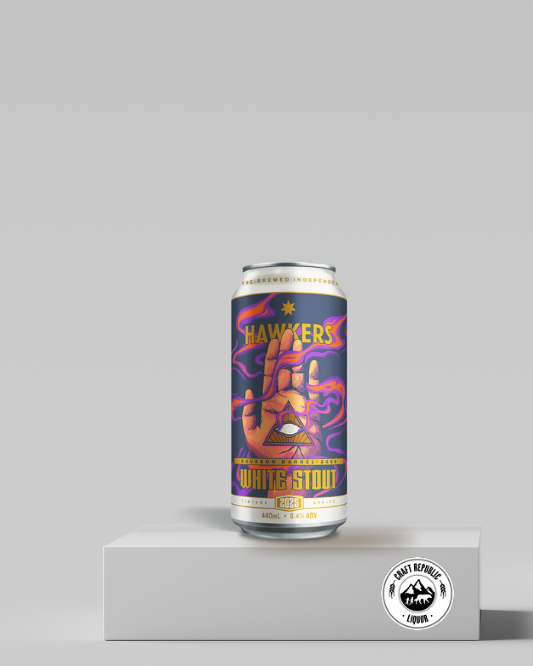 Hawkers BBA White Stout 440ml Can