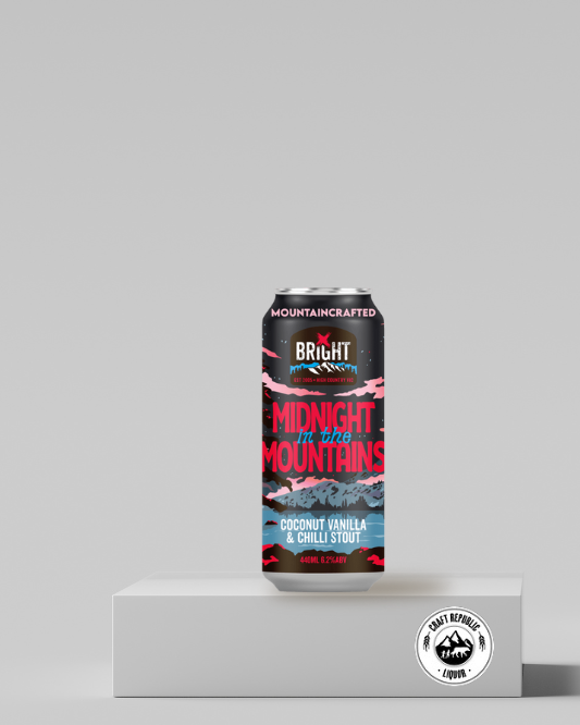 Bright Midnight in the Mountains Coconut Vanilla Chilli Stout 440ml Can