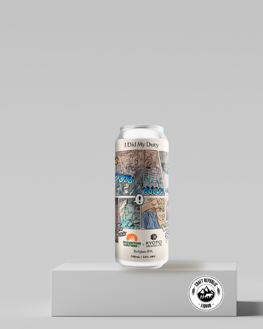 Mountain Culture I Did my Duty Belgian IPA 500ml Can