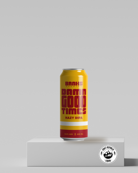 Banks Damn Good Times Hazy DIPA 500ml Can