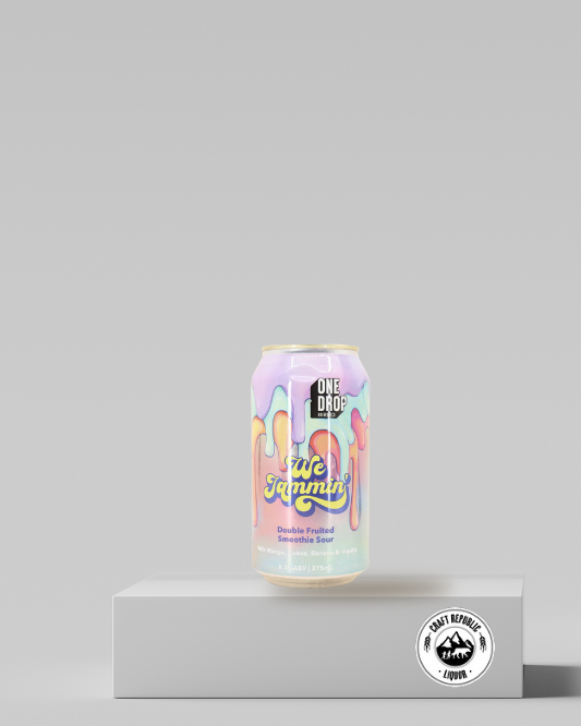 One Drop We Jammin' Double Fruited Smoothie Sour 375ml Can