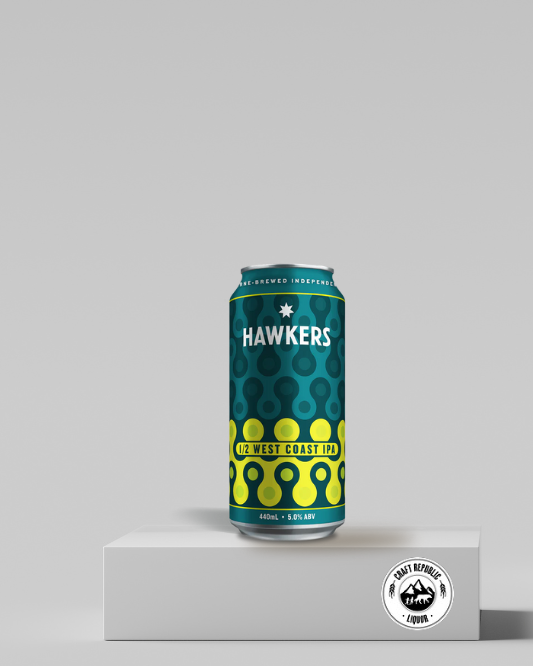 Hawkers 1/2 West Coast IPA 440ml Can