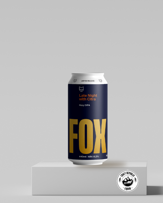 Fox Friday Late Night With Citra Hazy DIPA 440ml Can