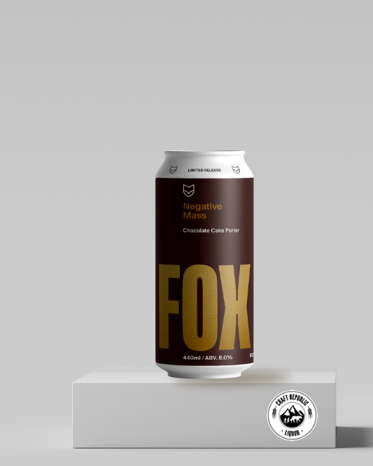 Fox Friday Negative Mass Choc Porter 440ml Can