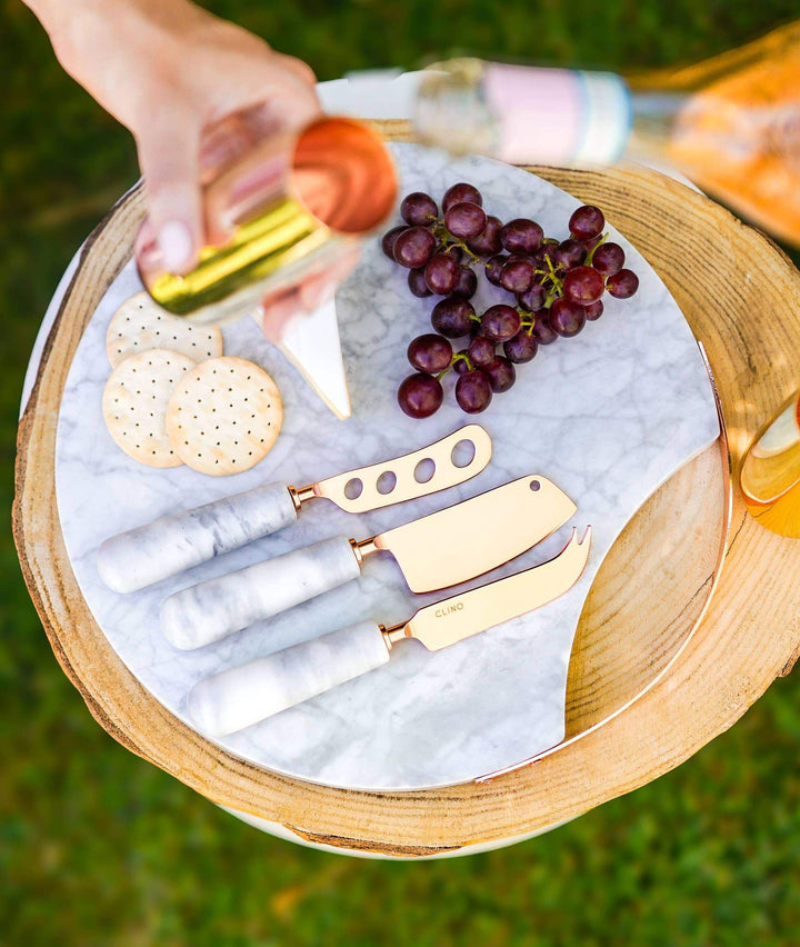 Marble Cheese Knife Set - Craft Republic Liquor