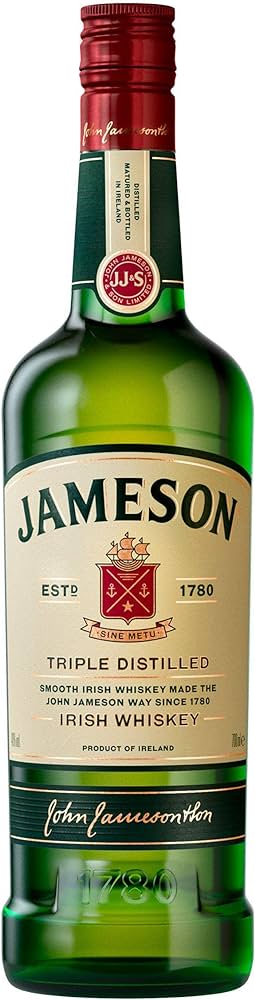 Jameson Irish Whiskey 700ml 2 packs